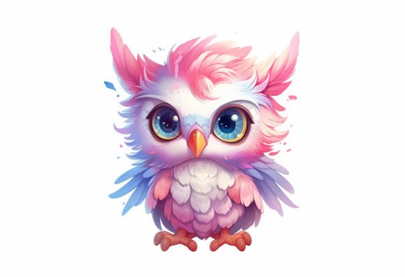 Owl Kawaii Animal: A Charming Asset for Modern Creators